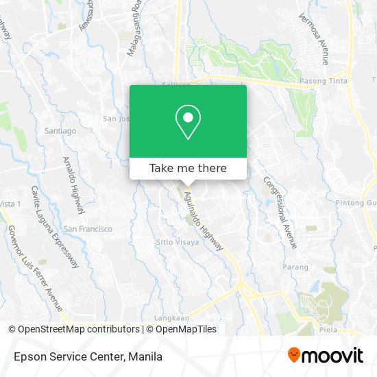 Epson Service Center map