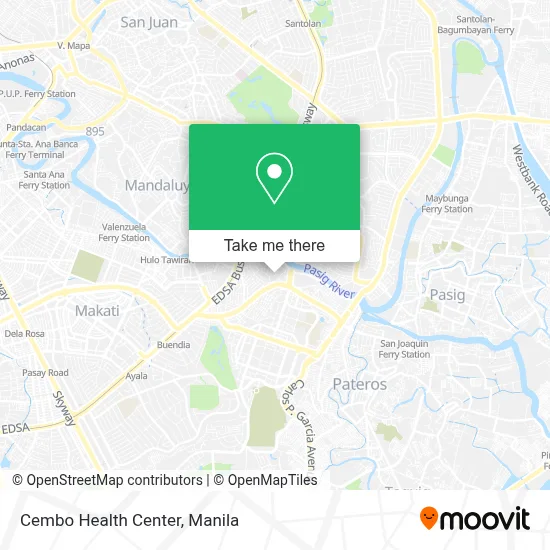 Cembo Health Center map