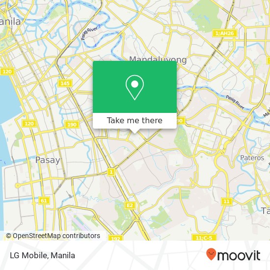 LG Mobile map