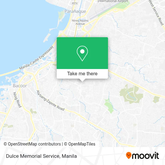 Dulce Memorial Service map