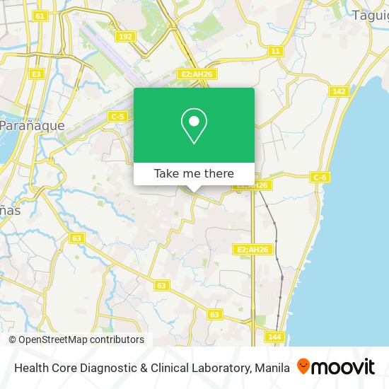 Health Core Diagnostic & Clinical Laboratory map