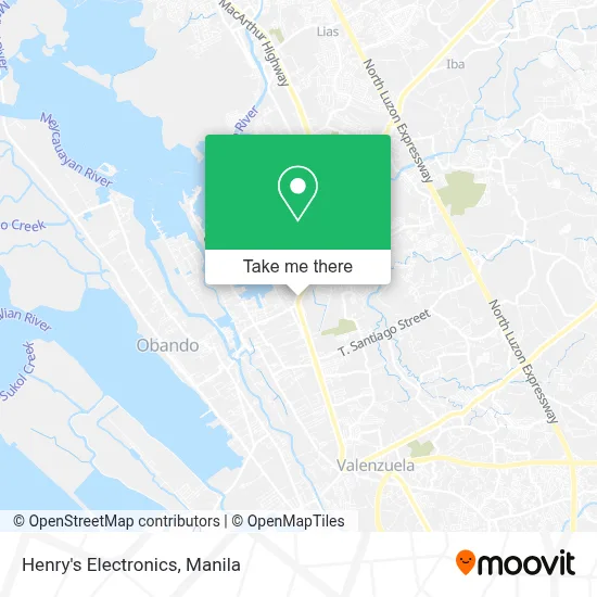 Henry's Electronics map