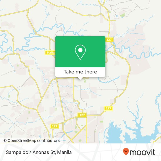 Sampaloc / Anonas St map