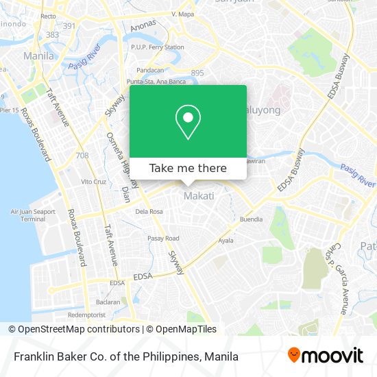 Franklin Baker Co. of the Philippines map