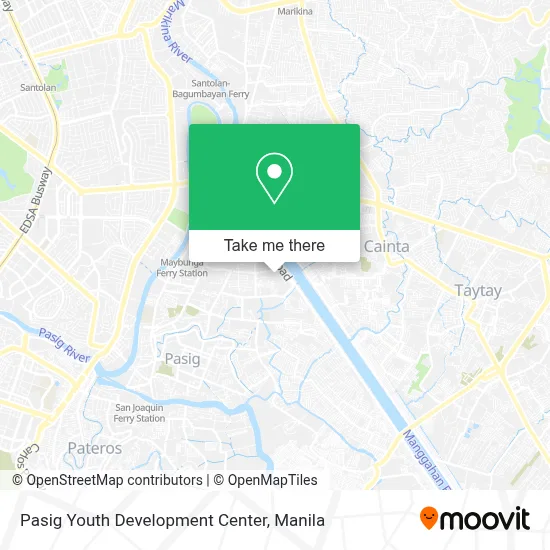 Pasig Youth Development Center map