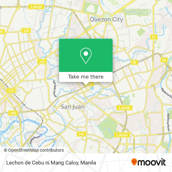 Lechon de Cebu ni Mang Caloy map