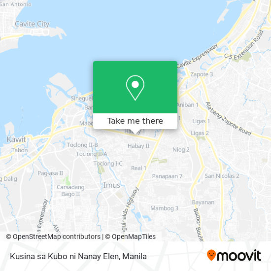 Kusina sa Kubo ni Nanay Elen map