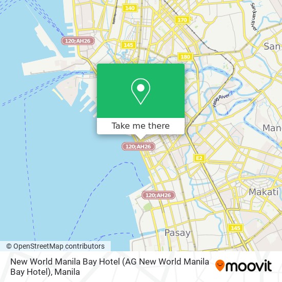 New World Manila Bay Hotel map