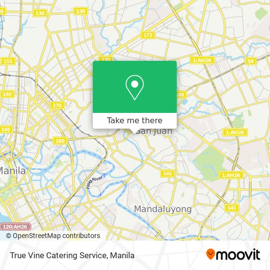 True Vine Catering Service map