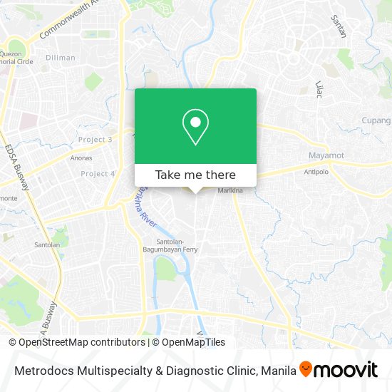 Metrodocs Multispecialty & Diagnostic Clinic map