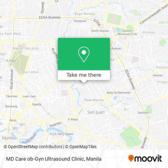 MD Care ob-Gyn Ultrasound Clinic map