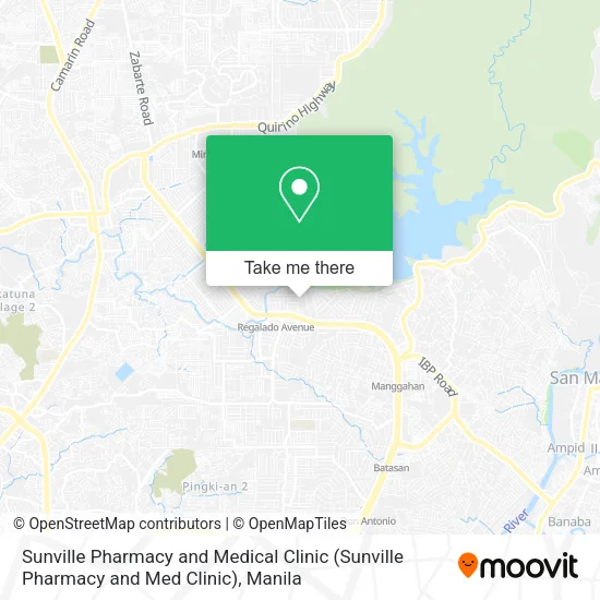 Sunville Pharmacy and Medical Clinic map