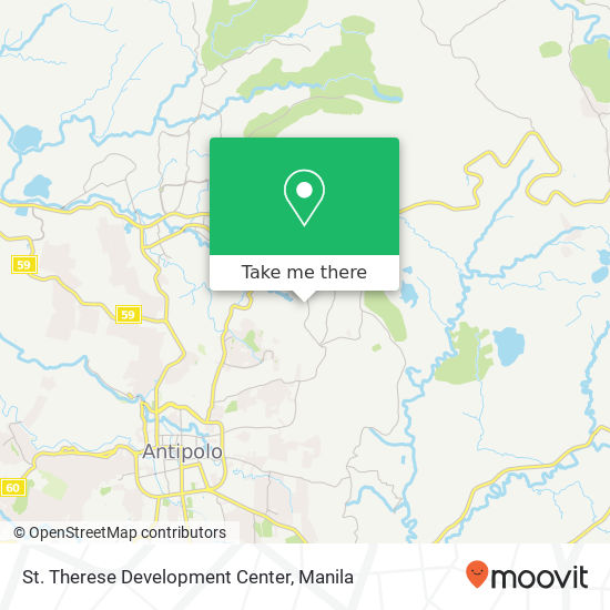 St. Therese Development Center map