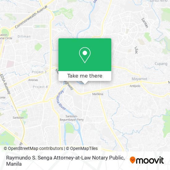 Raymundo S. Senga Attorney-at-Law Notary Public map