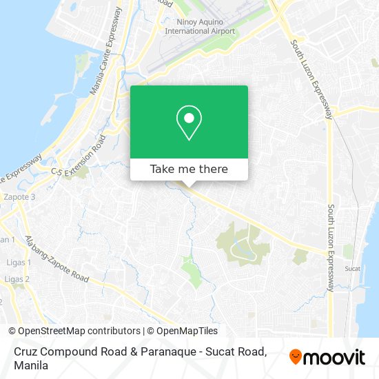 Cruz Compound Road & Paranaque - Sucat Road map