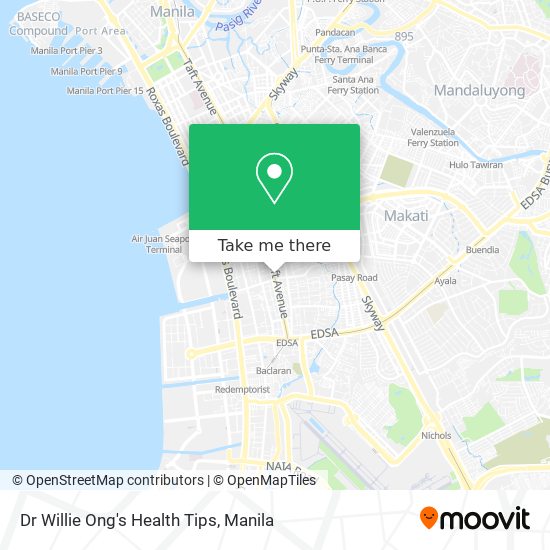 Dr Willie Ong's Health Tips map