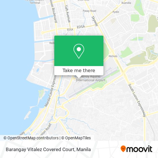 Barangay Vitalez Covered Court map