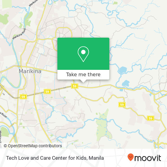 Tech Love and Care Center for Kids map