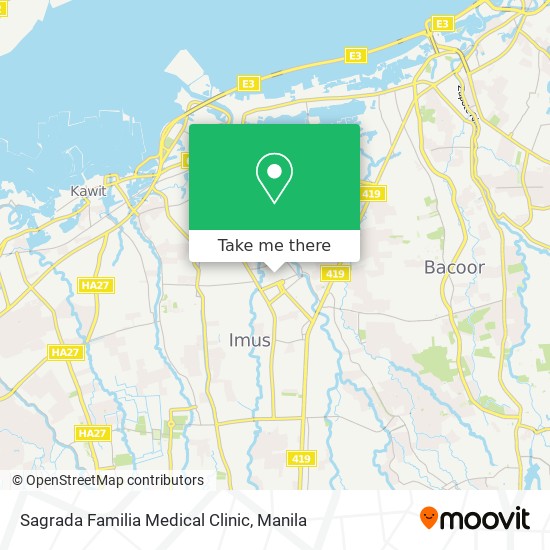 Sagrada Familia Medical Clinic map