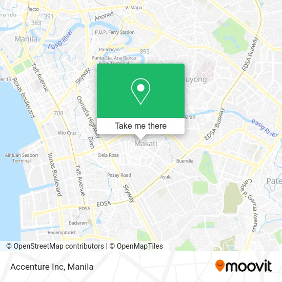 Accenture Inc map