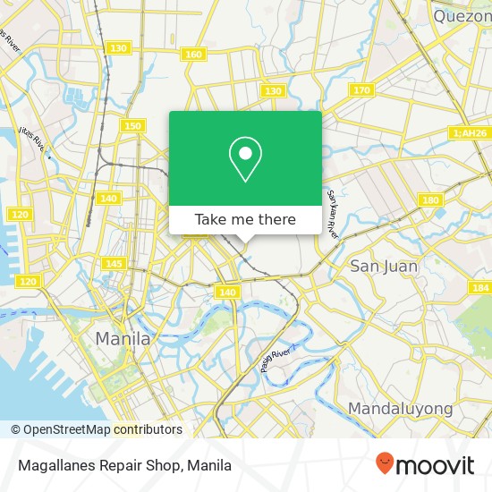 Magallanes Repair Shop map