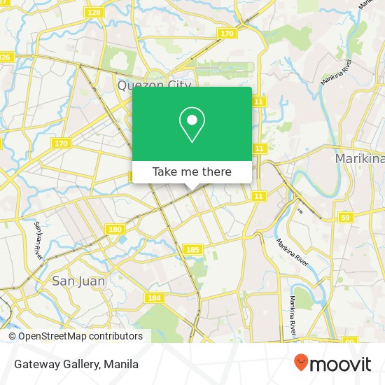 Gateway Gallery map