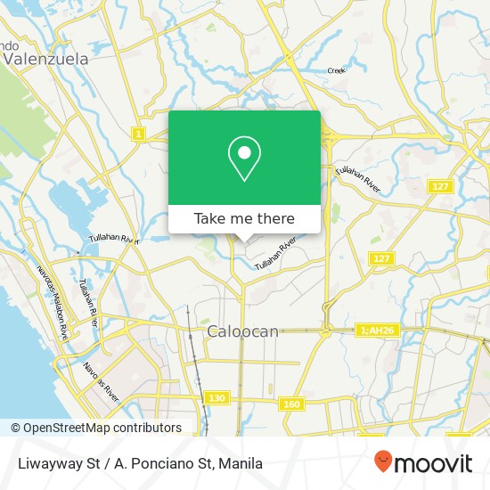 Liwayway St / A. Ponciano St map