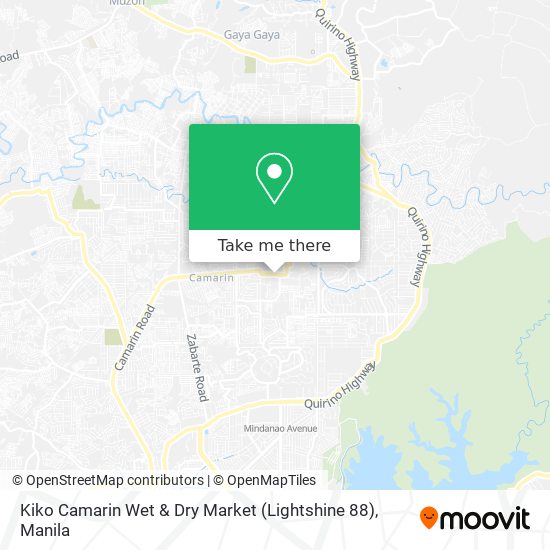 Kiko Camarin Wet & Dry Market (Lightshine 88) map