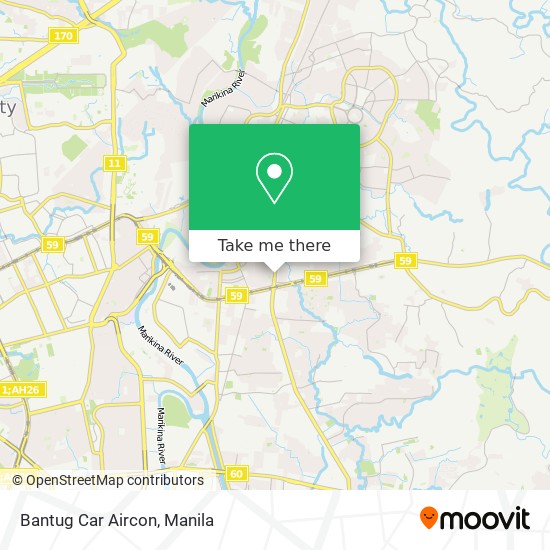 Bantug Car Aircon map