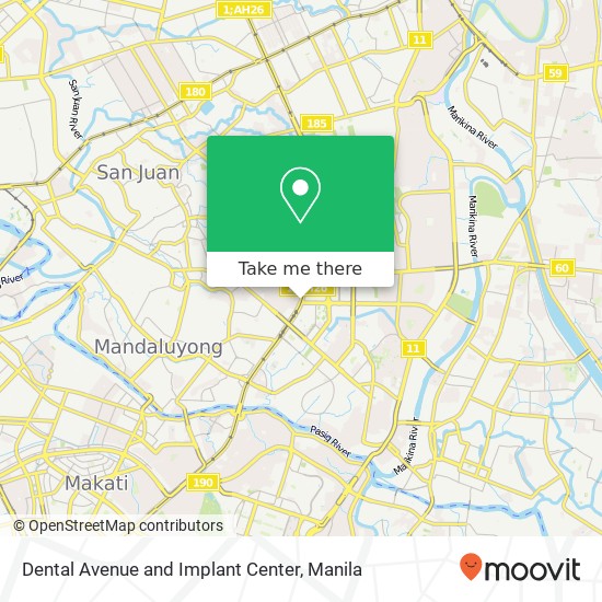 Dental Avenue and Implant Center map