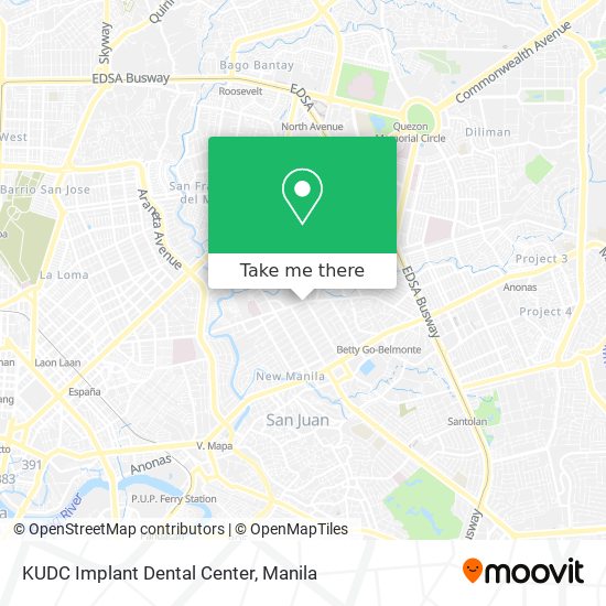 KUDC Implant Dental Center map