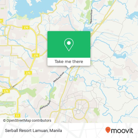 Serball Resort Lamuan map