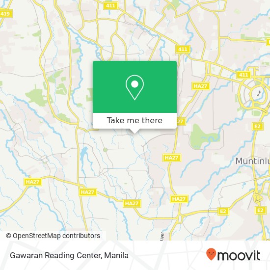 Gawaran Reading Center map