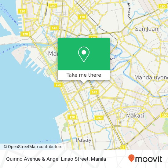 Quirino Avenue & Angel Linao Street map