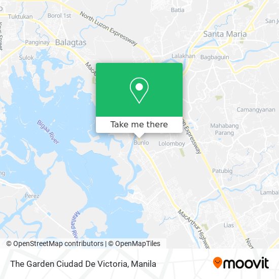 The Garden Ciudad De Victoria map