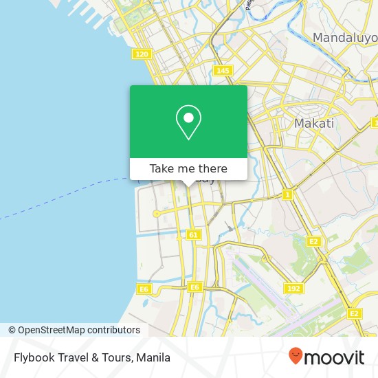 Flybook Travel & Tours map
