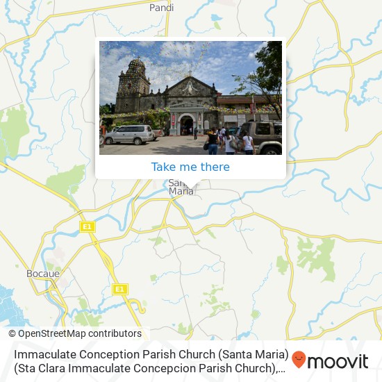 Immaculate Conception Parish Church (Santa Maria) (Sta Clara Immaculate Concepcion Parish Church) map