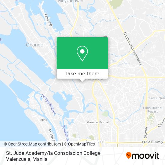 St. Jude Academy / la Consolacion College Valenzuela map