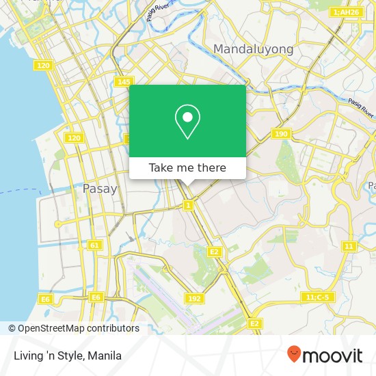 Living 'n Style map
