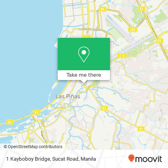 1 Kayboboy Bridge, Sucat Road map