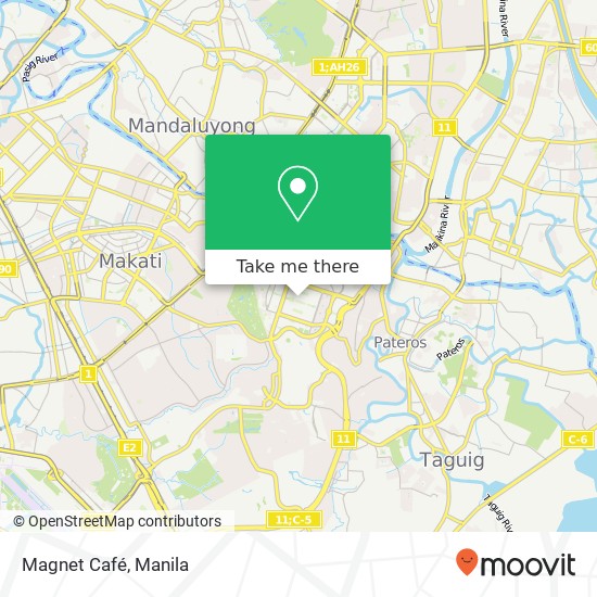 Magnet Café map