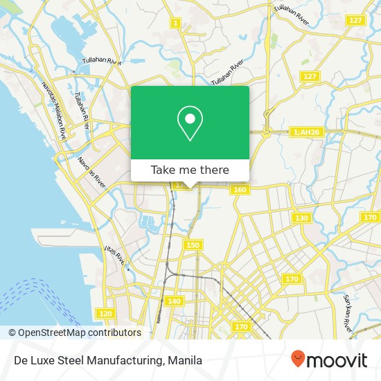 De Luxe Steel Manufacturing map