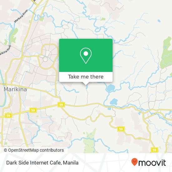 Dark Side Internet Cafe map