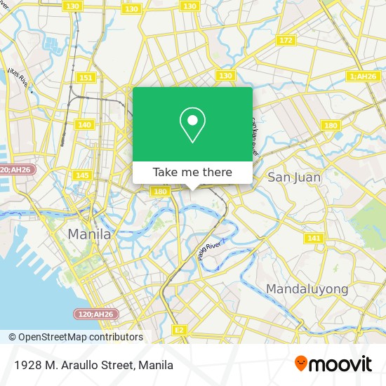 1928 M. Araullo Street map