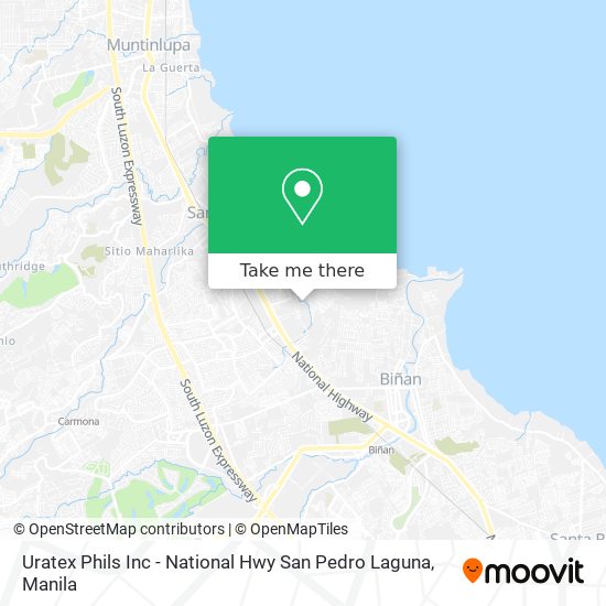 Uratex Phils Inc - National Hwy San Pedro Laguna map