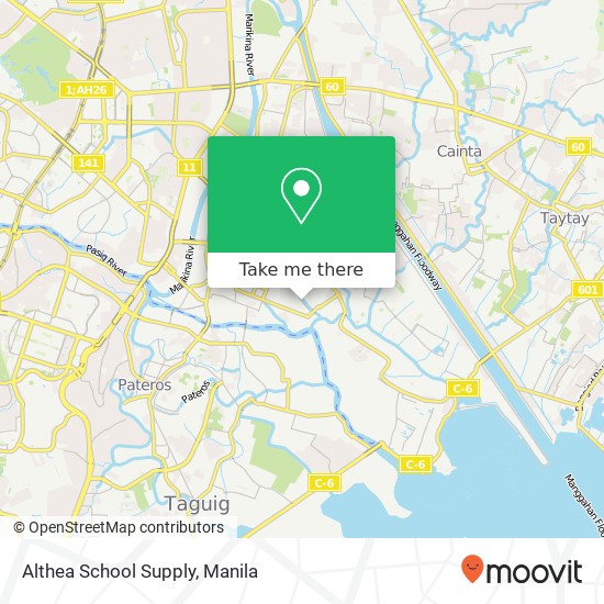 Althea School Supply map