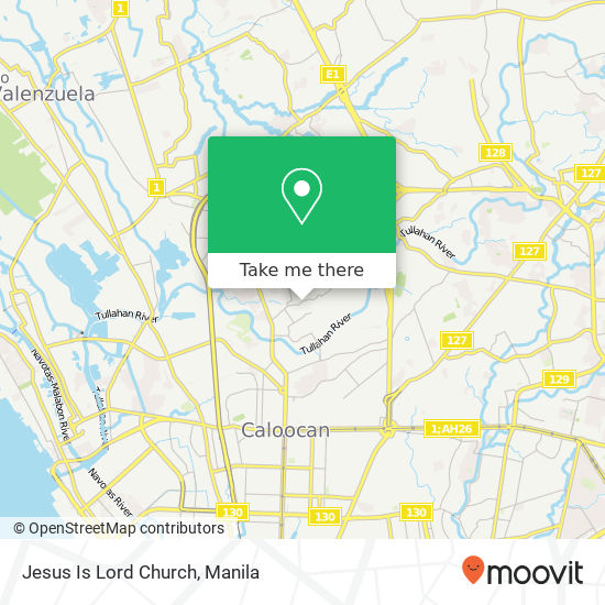 Jesus Is Lord Church map