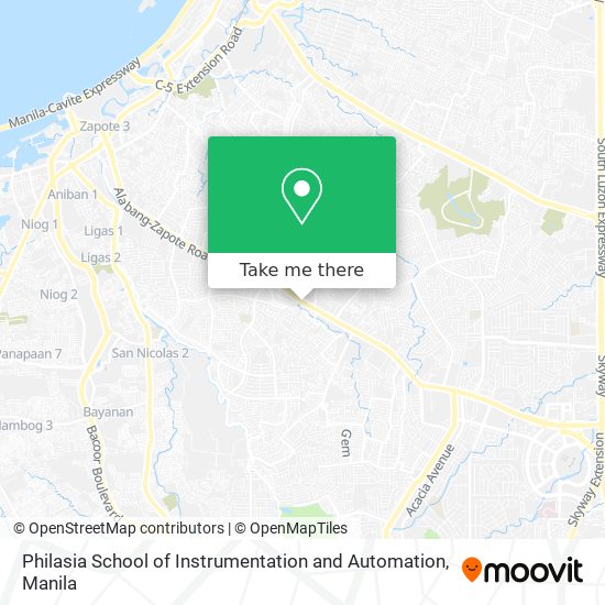 Philasia School of Instrumentation and Automation map