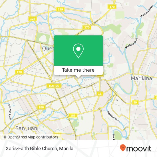 Xaris-Faith Bible Church map