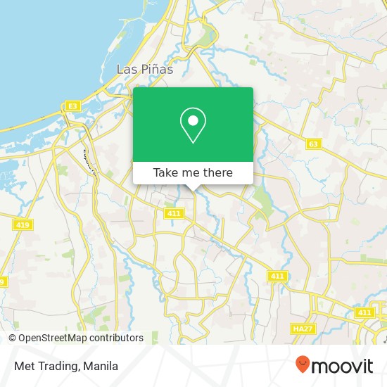 Met Trading map